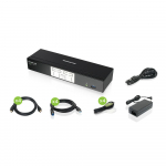 4-Port 4K KVMP Switch with HDMI, USB 3.0 Hub, Audio