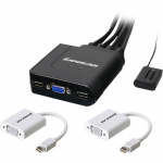 2-Port USB Cable KVM Switch, Mini DisplayPort_noscript