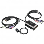 2-Port DVI-D KVM Switch, Audio, Mic