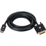 HDMI Male To DVI-D Male Cable, 6.6"