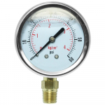 Pressure Gauge, 0-60 PSI, 2-1/2", 1/4" MPT