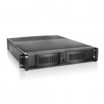 2U Compact Stylish Rackmount Chassis, Black_noscript