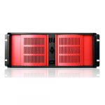 4U Compact Stylish Rackmount Chassis, Red_noscript