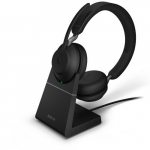 Evolve 2 65 Stereo Headset w/ Desk Stand, Black_noscript