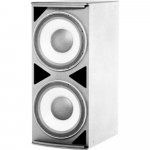 High Power Subwoofer, 2 x 18" 2242H SVG Drivers, White