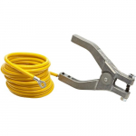 Antistatic Insulated Wire, Hand Clamp, 10 Feet Coiled_noscript