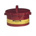 Bench Can, 3 Gallon, Steel, Red_noscript