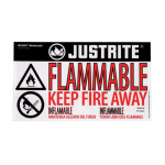 Haz-Alert Flammable Small Warning Label_noscript