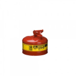 Steel Safety Can for Flammables, 2.5 Gallon, Red_noscript