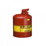 Steel Safety Can for Flammables, 5 Gallon, Red_noscript