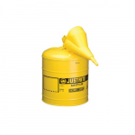 Steel Can for Diesel, 5 Gallon, Yellow, Funnel_noscript