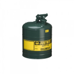 Steel Safety Can for Oil, 5 Gallon, Green_noscript