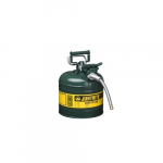 AccuFlow Safety Can for Oil, 2 Gallon, Green