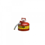 AccuFlow Safety Can for Flammables, 2.5 Gallon, Red