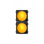 Push Button/Crosswalk System, Double 12" Yellow