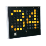 LED Radar Display, 10", Black Face, White Balance_noscript