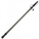 12'8" Max/3' Min Boom Pole with Cable and Side XLR Jack_noscript