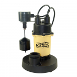 1/2 HP Submersible Sump Pump, Tethered Switch_noscript