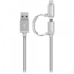 ChargeSync Duo Micro USB with Lightning / USB Cable_noscript