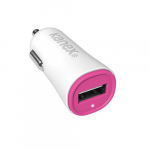USB Car Charger V2, Pink