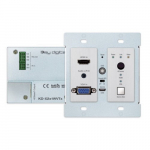 HDBaseT PoH Dual-Gang Wall Plate Switcher