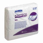 Kimtech Pure W4 Dry Wipe, White, 9" x 9"