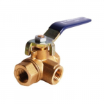 1-1/2" T2100 Three-Way Forged Brass Ball Valve_noscript