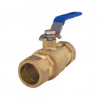 1" No Lead Forged Brass Full Port Ball Valve_noscript