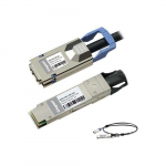 Direct Attach Twinax Cable, 1m, 10GBASE-CX, QSFP to CX4