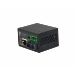 RJ45 SC Ethernet Media Converter 2km -40C to 75C_noscript