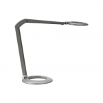 Ovelo LED Task Light with Desk Base, Silver Grey