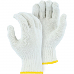 100% Polyester String Knit Glove, White, L_noscript
