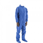 Coverall with Hood,Boots,Wrist,Ankle Large