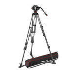 Fluid Head and Tripod with Ground Spreader_noscript