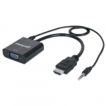 HDMI Male to VGA Female Converter with Audio_noscript