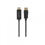 1080p DisplayPort to HDMI Cabl, Black, 1m_noscript