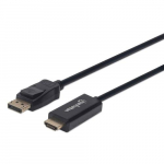 DisplayPort Male to HDMI Male 10' Cable, 1080p, 60Hz_noscript