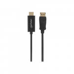 DisplayPort Male to HDMI Male Cable, Black, 1m_noscript