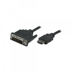 HDMI to DVI-D M M Cable, Black, 1m_noscript