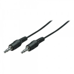 3.5mm M M Audio Cable, Black, 6ft_noscript