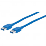 USB 3.0 Type-A Male to Type-A Male Cable, 5 Gbps, 6'_noscript