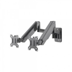 Dual Monitor Wall Mount, Two Gas-Spring Jointed Arm_noscript