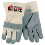 Big Jake A+ Side Leather Palm Lined Gloves, L