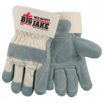 Big Jake Premium A+ Double Palm Safety Cuff Gloves, XL_noscript