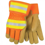 Luminator Grain Pigskin Leather Gloves, L