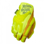 Leather Impact Glove, Hi-Viz Yellow, XXL_noscript