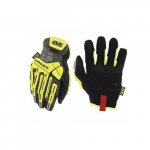 Mechanics Gloves, Elastic, Yellow, 11_noscript