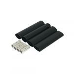 #8-10 Extra Heavy Black Tubing, 4 Wire Splice Kit