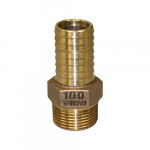 1" Light Duty No-Lead Bronze Male Adapter with HexCRBMANL100