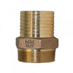 2" Light Duty No-Lead Bronze Male Adapter with HexCRBMANL200